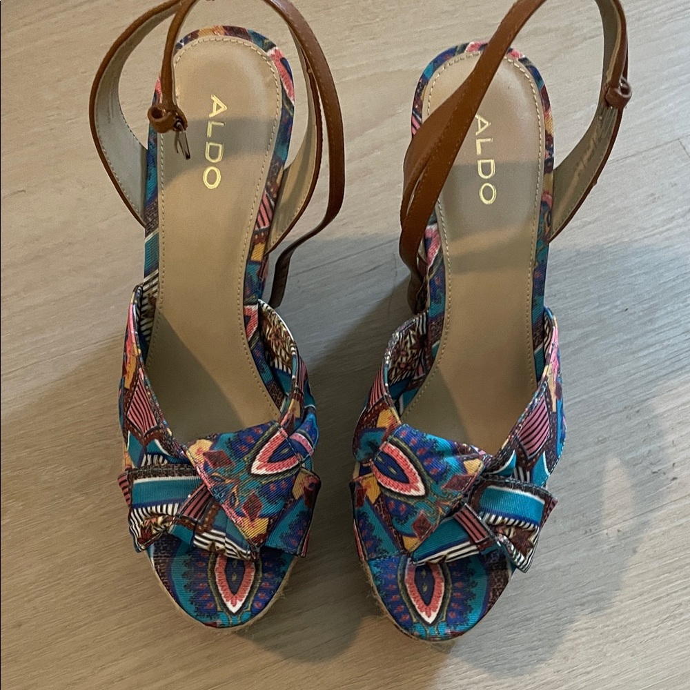 Aldo Multicolor Strappy Women's Sandals
